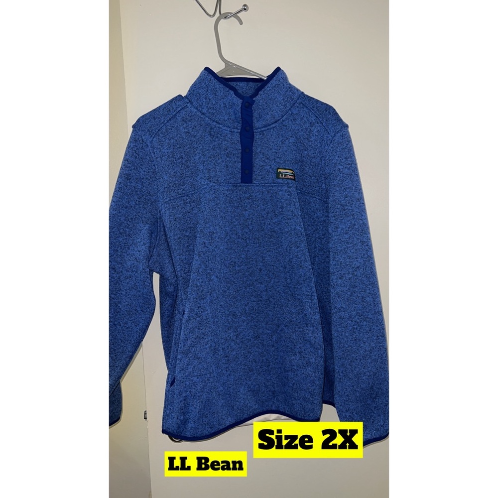 L.L. Bean Blue Pullover Top